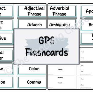 GPS Flashcards - Blank (Celadon Fade)