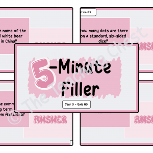 5-Minute Filler - Year 3 (A3)