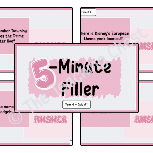 5-Minute Filler - Year 4 (A1)