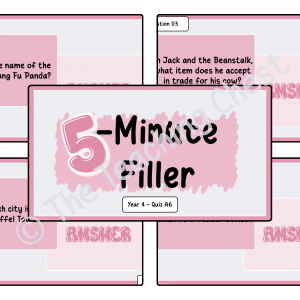 5-Minute Filler - Year 4 (A6)