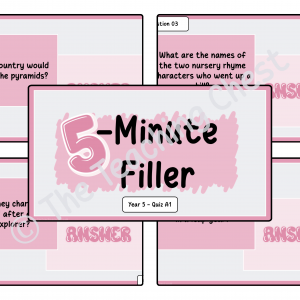 5-Minute Filler - Year 5 (A1)
