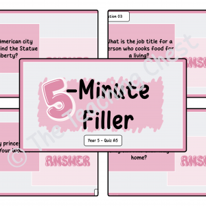 5-Minute Filler - Year 5 (A5)