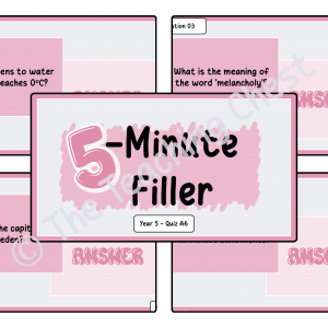 5-Minute Filler - Year 5 (A6)