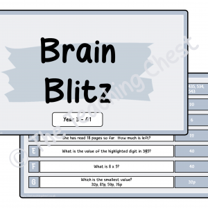 Brain Blitz - Year 3 (A1)