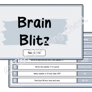 Brain Blitz - Year 3 (A2)