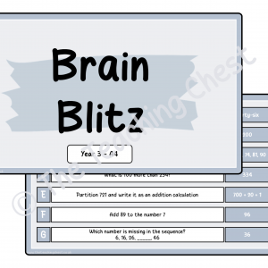 Brain Blitz - Year 3 (A4)