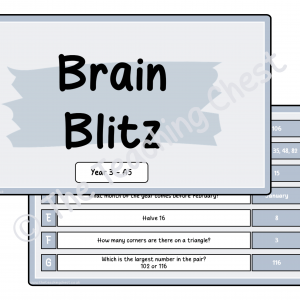 Brain Blitz - Year 3 (A5)