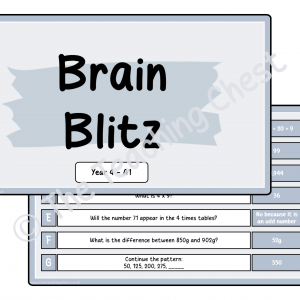 Brain Blitz - Year 4 (A1)