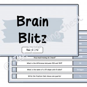 Brain Blitz - Year 4 (A2)