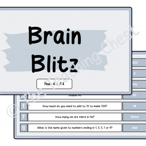 Brain Blitz - Year 4 (A4)