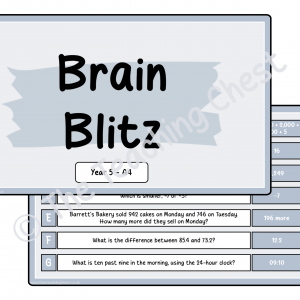 Brain Blitz - Year 5 (A4)