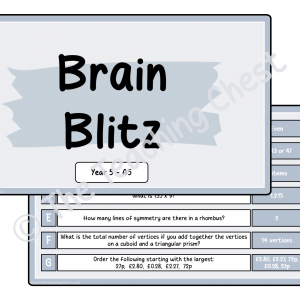 Brain Blitz - Year 5 (A5)