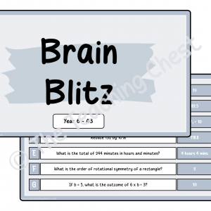 Brain Blitz - Year 6 (A3)