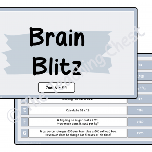 Brain Blitz - Year 6 (A4)