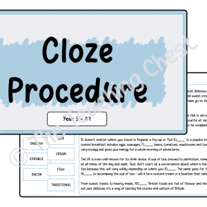 Cloze - Year 3 (A1)