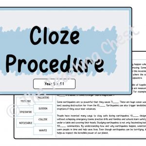 Cloze - Year 5 (A1)