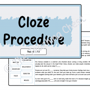Cloze - Year 6 (A3)