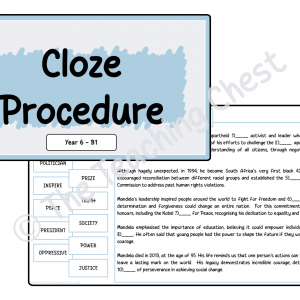 Cloze - Year 6 (B1)