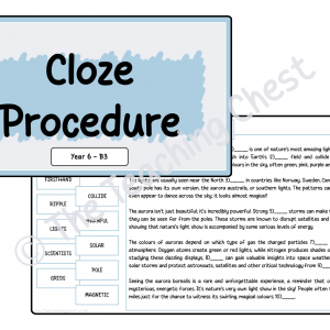 Cloze - Year 6 (B3)