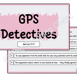 GPS Detectives - Spelling (A1)