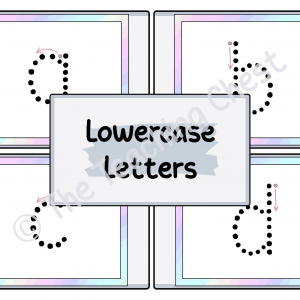Letter Formation - Lowercase (Celadon Fade)