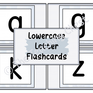Lowercase Letter Flashcards