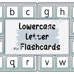 Lowercase Letter Mini Flashcards