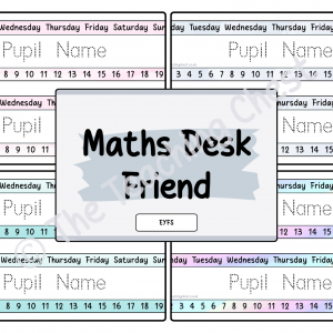 Maths Desk Friend - EYFS