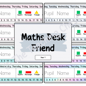 Maths Desk Friend - Year 1