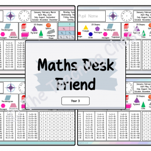Maths Desk Friend - Year 3