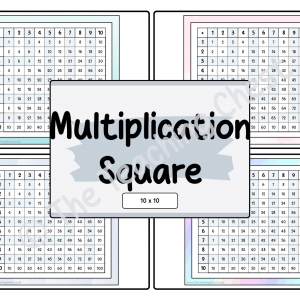 Multiplication Square 10 x 10