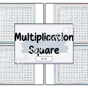 Multiplication Square 12 x 12