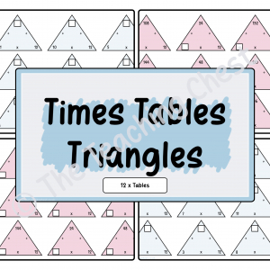Times Tables Triangles (12x)