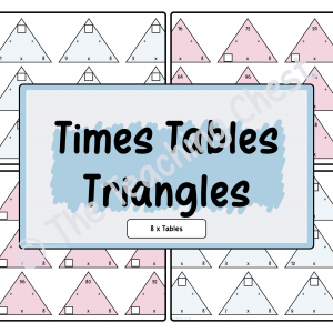 Times Tables Triangles (8x)