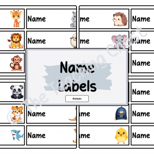 Name Labels (Animals)