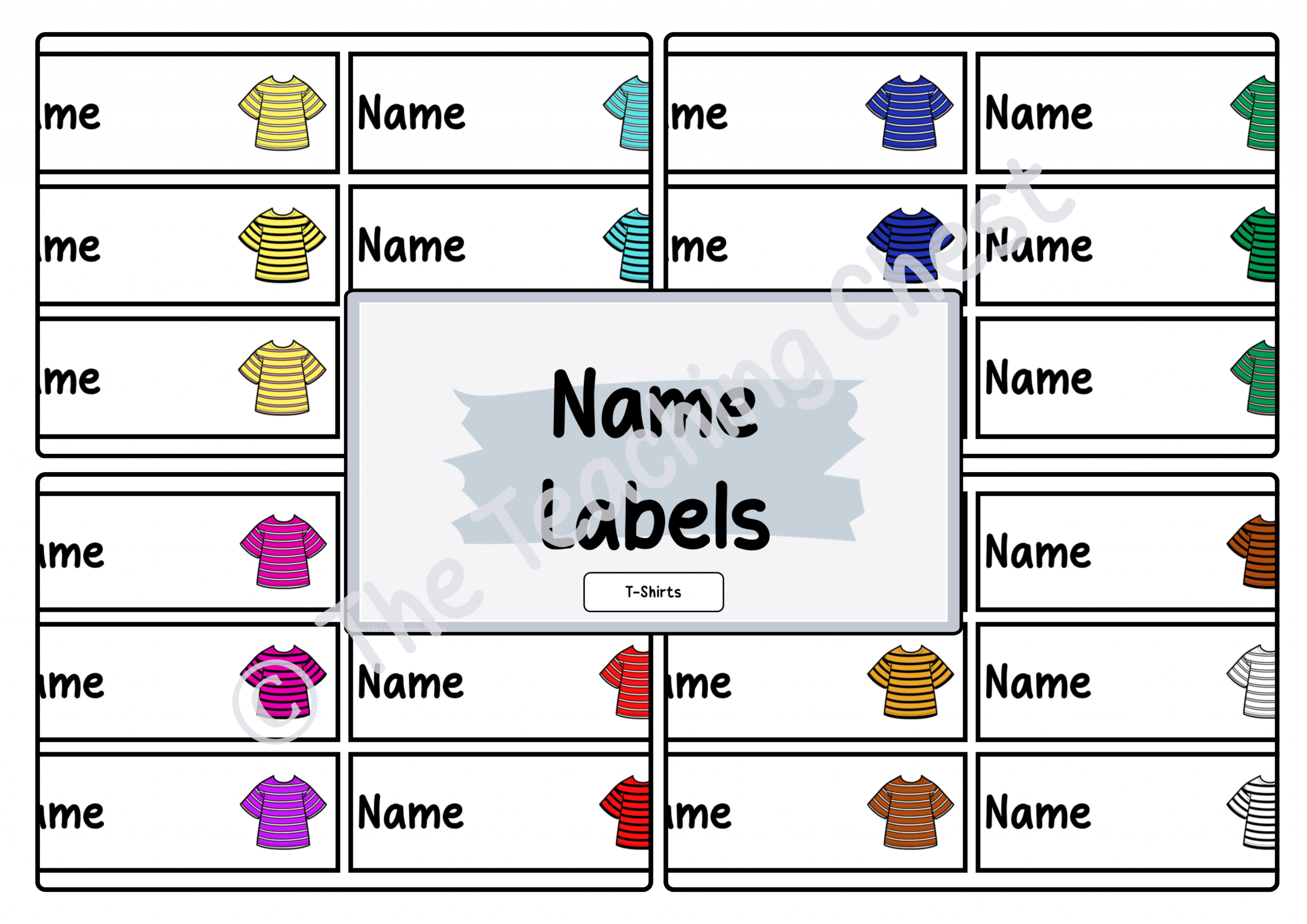 Name Labels (T-Shirts)