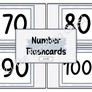 Numbers 0 to 100 Flashcards