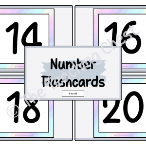 Numbers 0 to 20 Flashcards