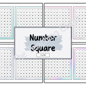 Number Square - 1 to 100