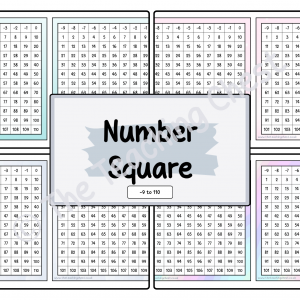 Number Square - -9 to 110