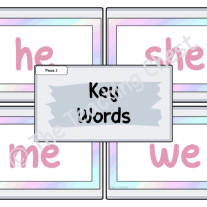 Phase 3 - Key Words Flashcards