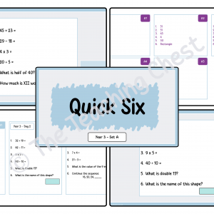 Quick Six - Year 3 (Set A)