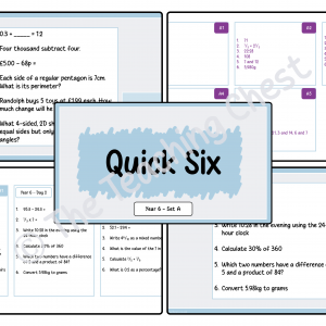 Quick Six - Year 6 (Set A)