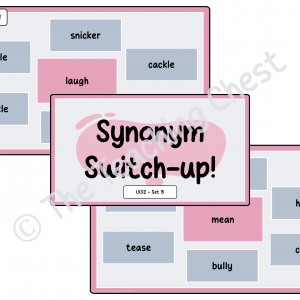 Synonym Switch-Up - LKS2 (Set B)