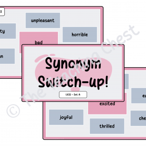 Synonym Switch-Up - LKS2 (Set A)