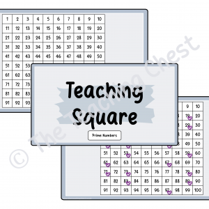 Teaching Square - Prime Numbers (Plain)