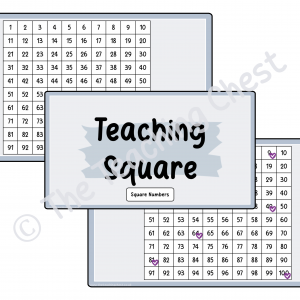 Teaching Square - Square Numbers (Plain)