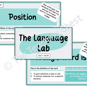 The Language Lab - Year 3 (A3)
