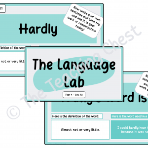 The Language Lab - Year 4 (A3)