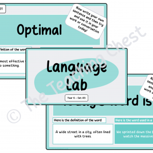 The Language Lab - Year 6 (A3)